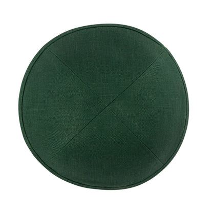 iKippah Hunter Green Linen