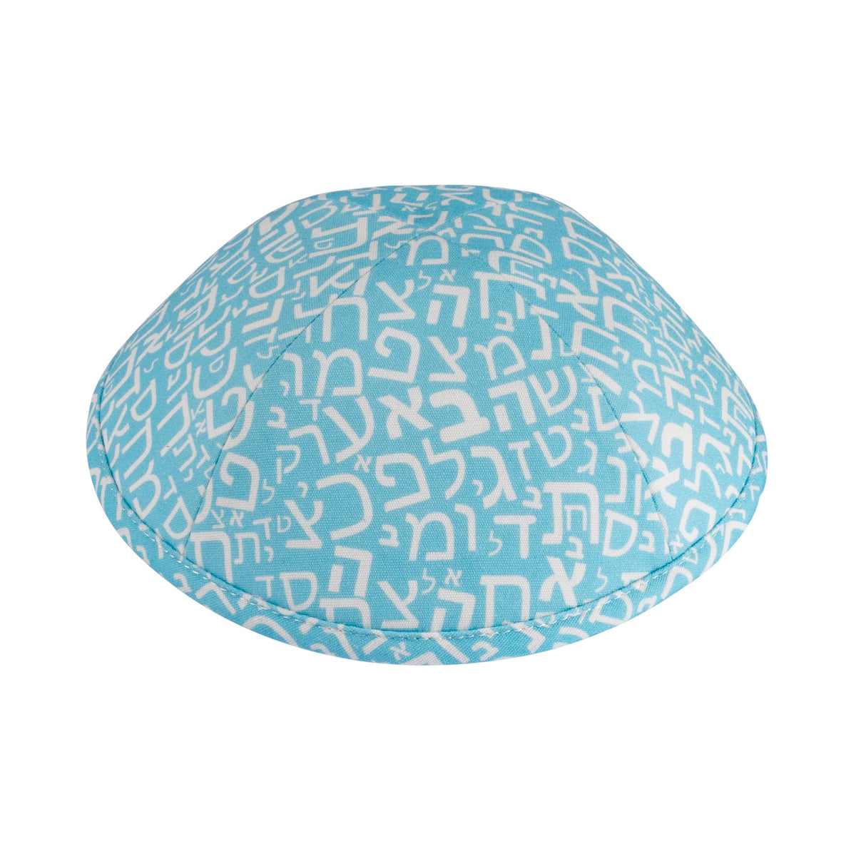 iKippah Light Blue Aleph Bais