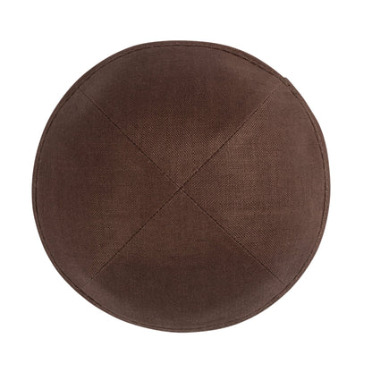 iKippah Dark Brown Linen