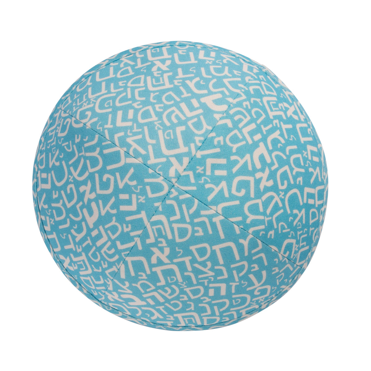 iKippah Light Blue Aleph Bais