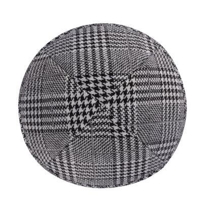 iKippah Black & White Houndstooth Plaid