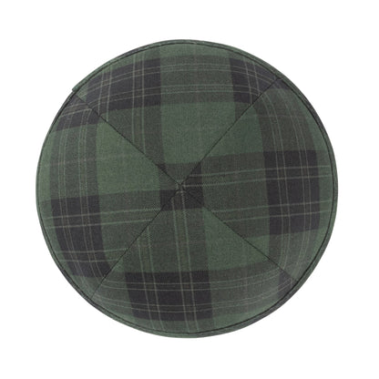 iKippah Green & Black Plaid