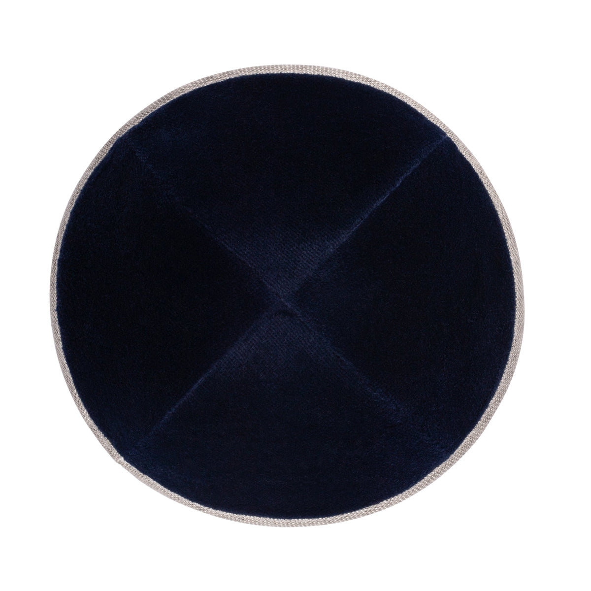 iKippah Navy Velvet W/ Coffee Rim