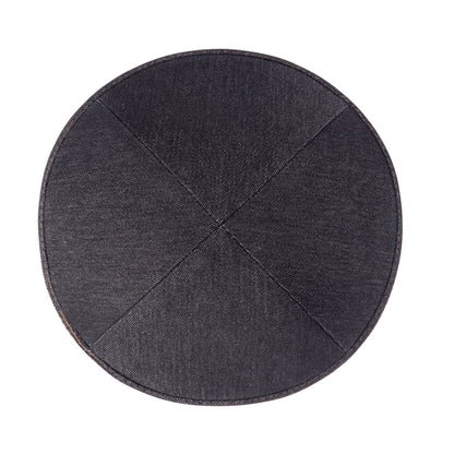 iKippah Black Denim W/ Camel Stitching