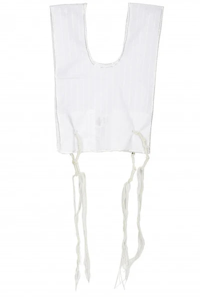 Tzitzis – Ashkenaz Poly-Cotton Kids | Round Neck | 2 Holes