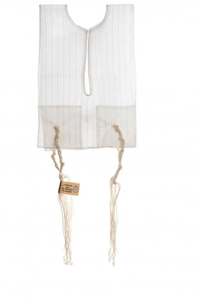 Tzitzis – Handmade Poly Cotton Kids | 2 Hole V-Neck