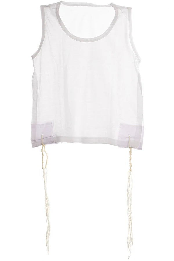 PerfTzit Children's Ashkenaz Undershirt Tzitzis | Round Neck | 100% Cotton