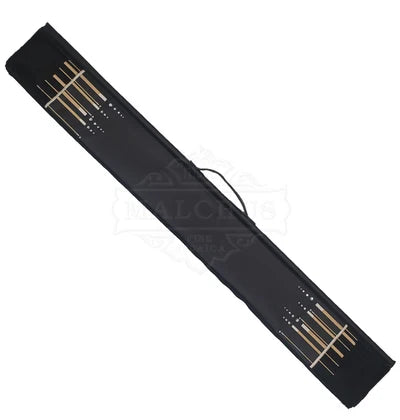 Leather Lulav Bag - Black [Black Fur]  #1819 [MCT]