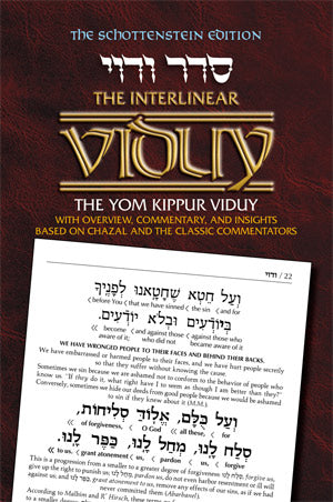 Interlinear Viduy / Confession PB