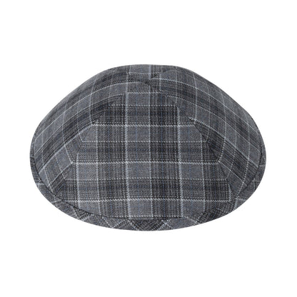 iKippah Dark Gray & Light Gray Box Plaid
