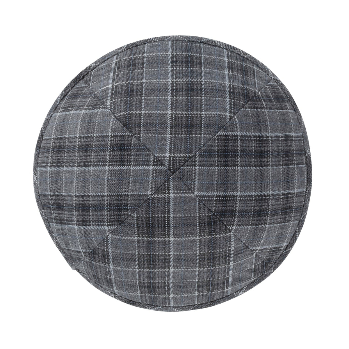 iKippah Dark Gray & Light Gray Box Plaid