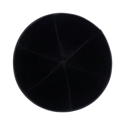 iKippah Black Velvet - 6 Panel