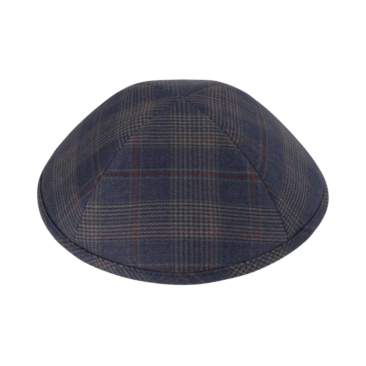 iKippah Maroon Striped Plaid