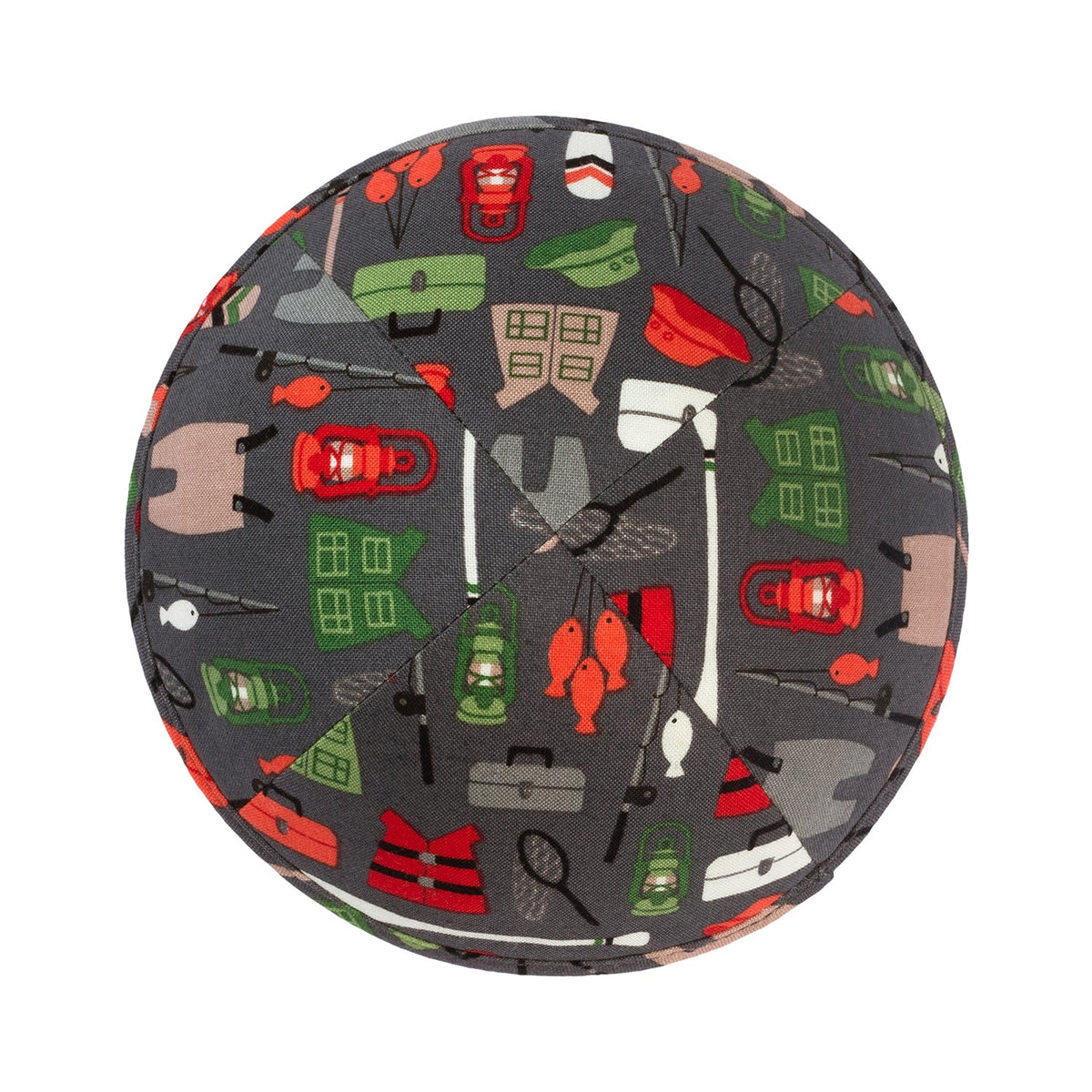 iKippah Gone Camping - Gray