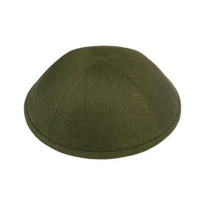 iKippah Olive Green Linen