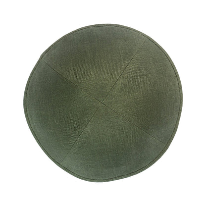 iKippah Olive Green Linen