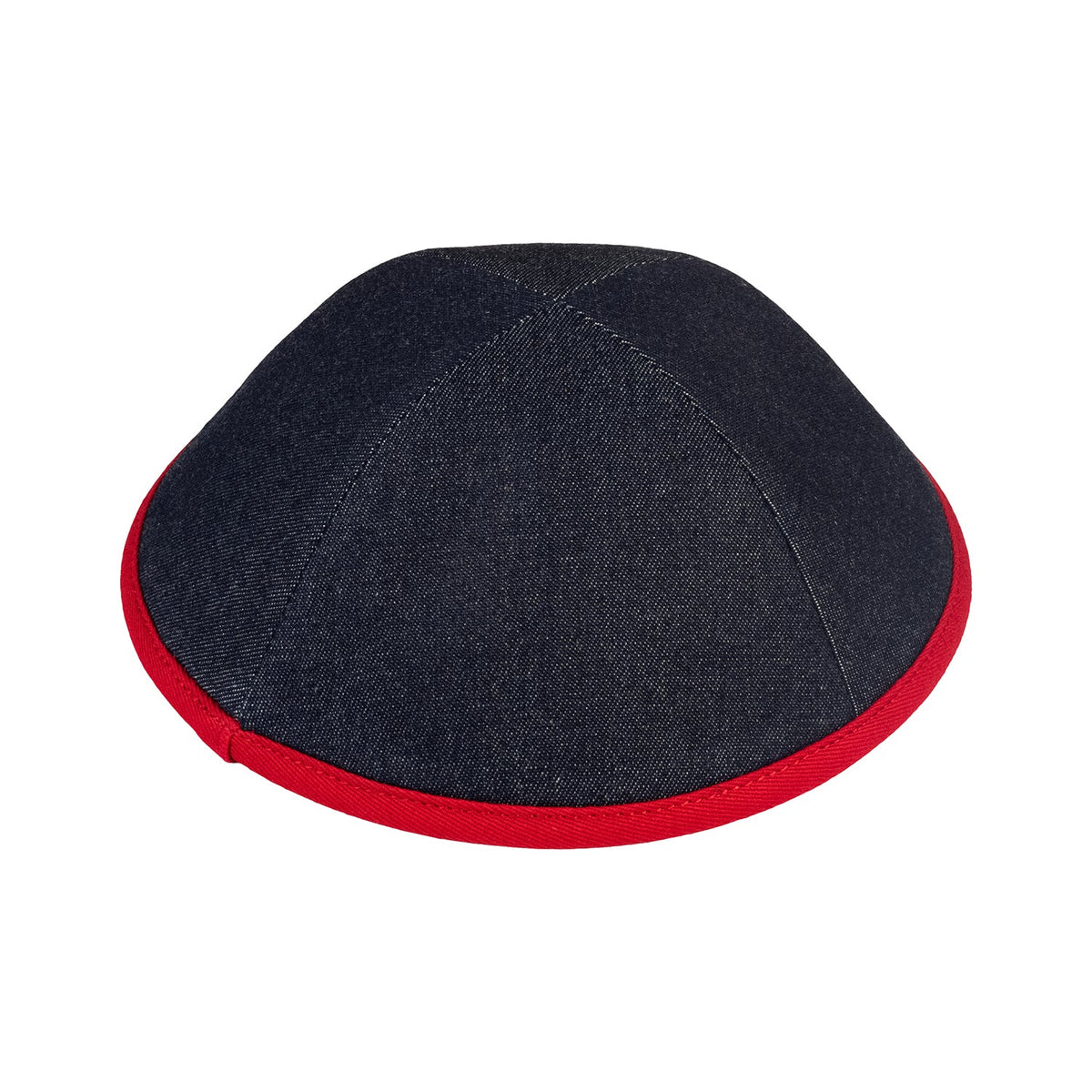 iKippah Navy Denim W/ Red Rim