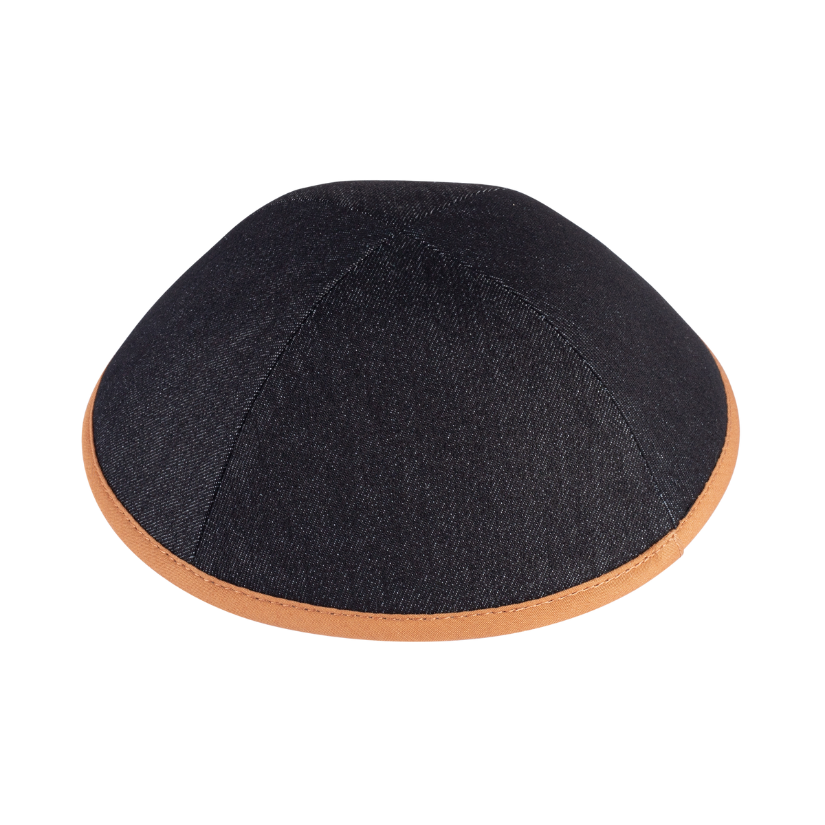 iKippah Black Denim W/ Camel Rim