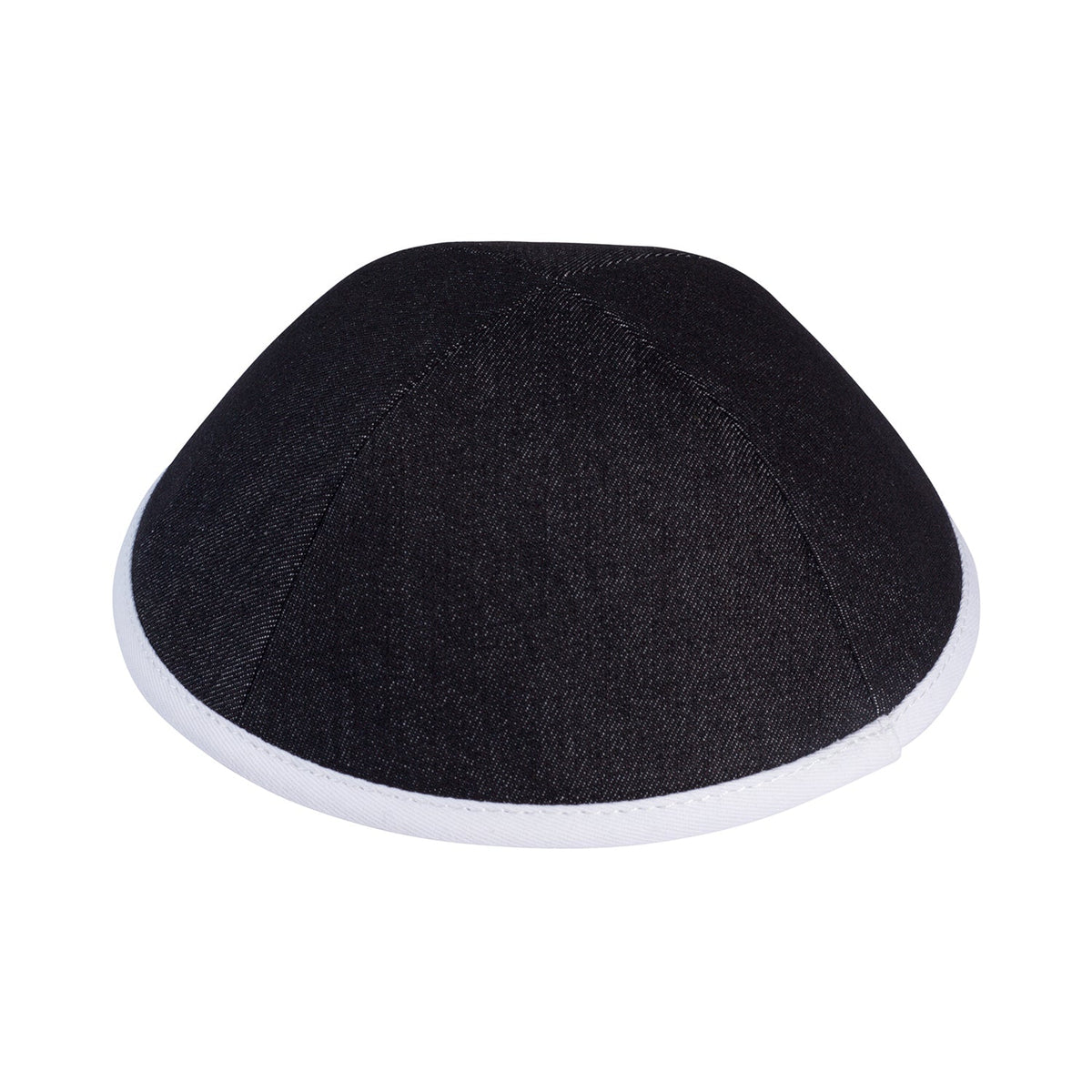 iKippah Black Denim W/ White Rim