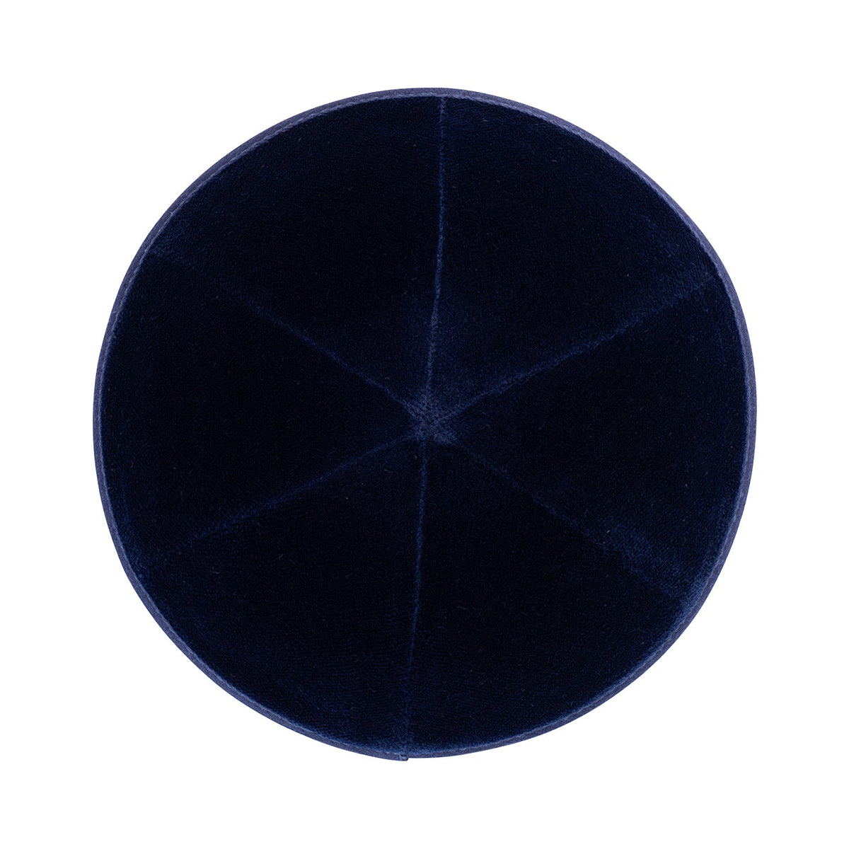 iKippah Navy Velvet - 6 Panel
