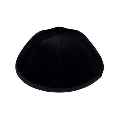 iKippah Black Velvet - 6 Panel