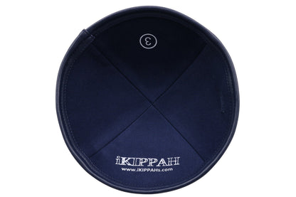 iKippah Navy Leather