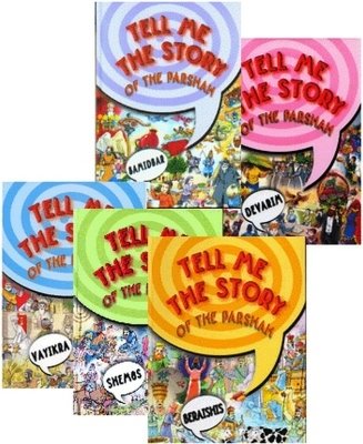 Tell Me the Story of the Parsha - Set - 5 CD's