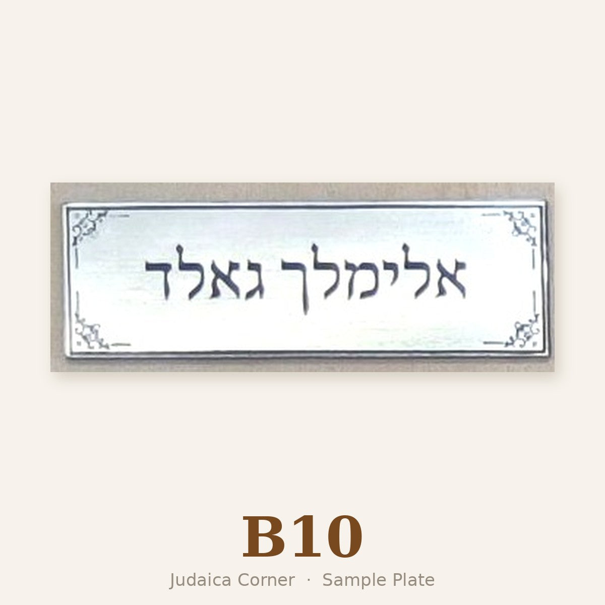 Sample plate B10