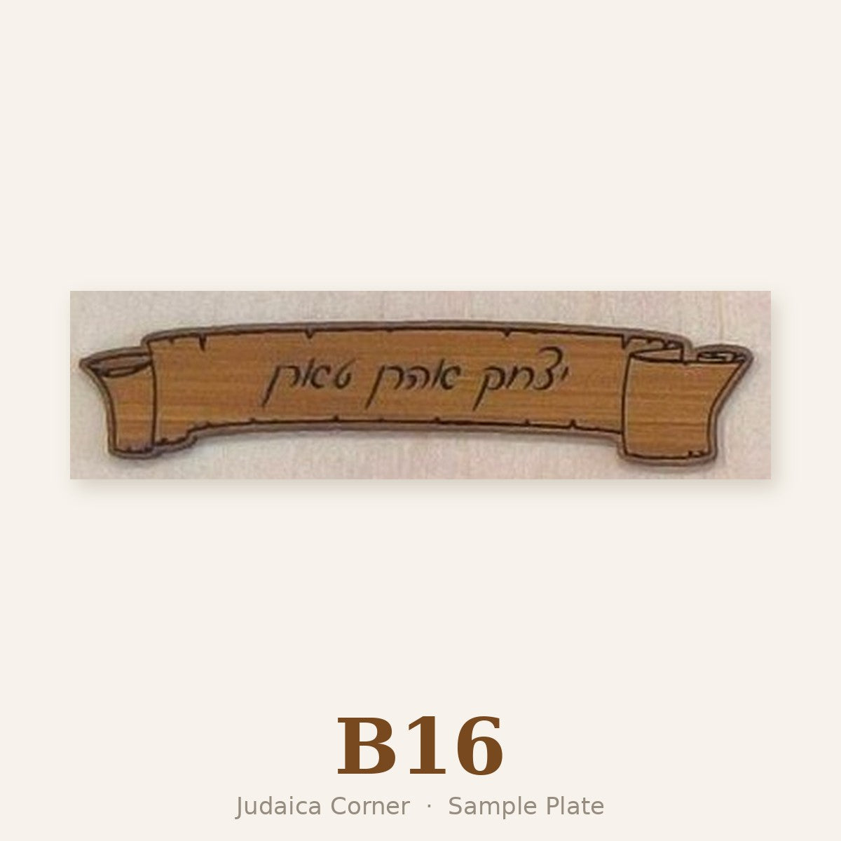 Sample plate B16