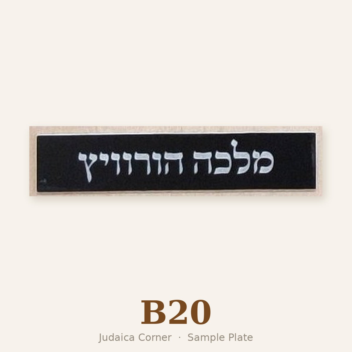 Sample plate B20
