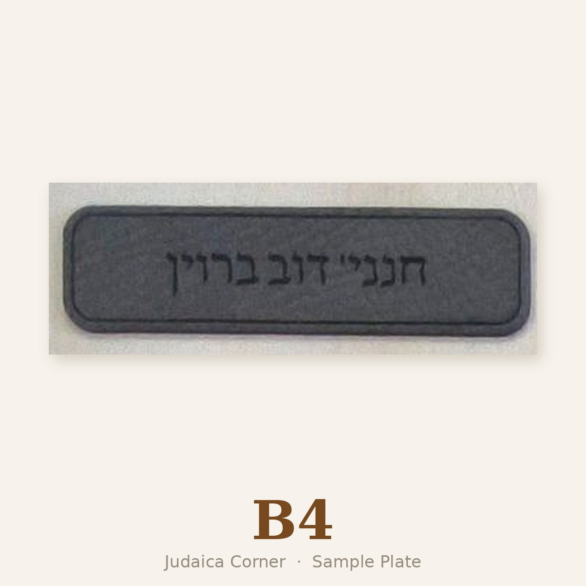 Sample plate B4