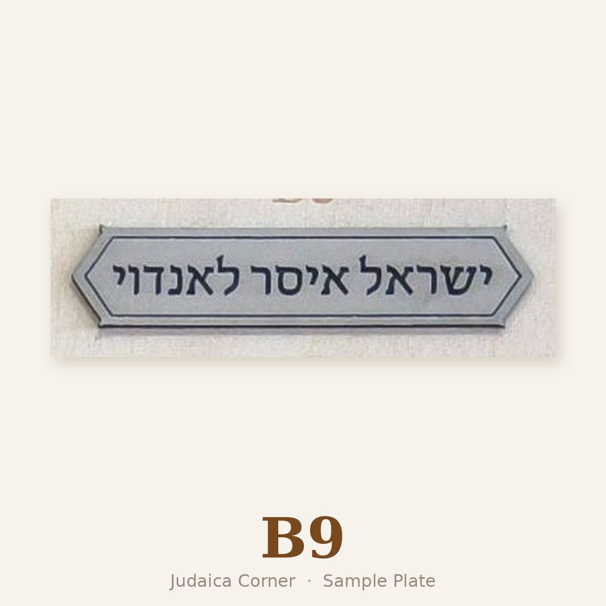 Sample plate B9