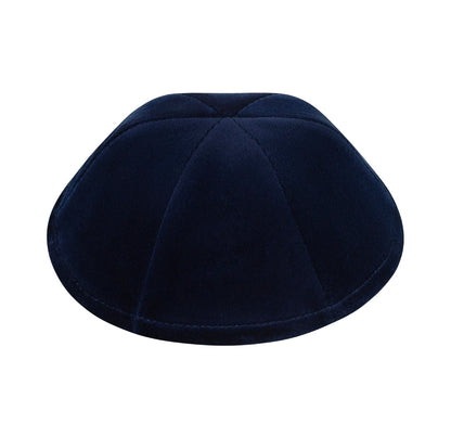 iKippah Navy Velvet - Rimless