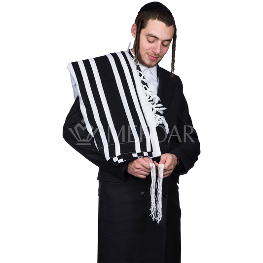 טלית גדול צמר טורקיש Light #70 59x68