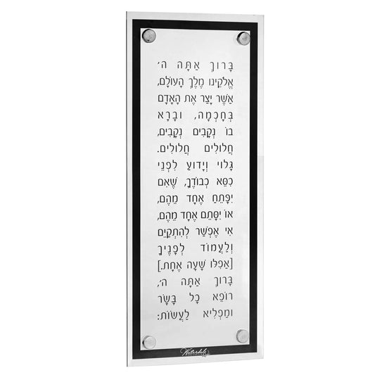 Lucite אשר יצר Modern - Black [Thin Style]