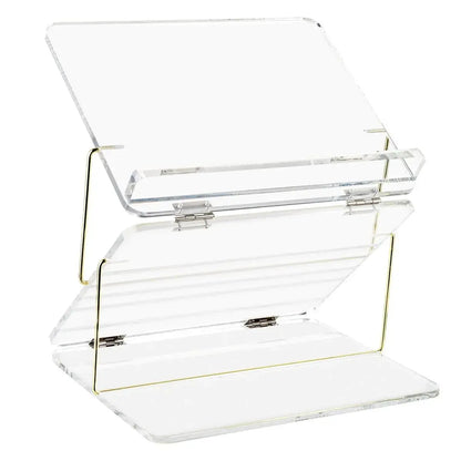 Lucite Foldable Shtender - Gold [WDL]