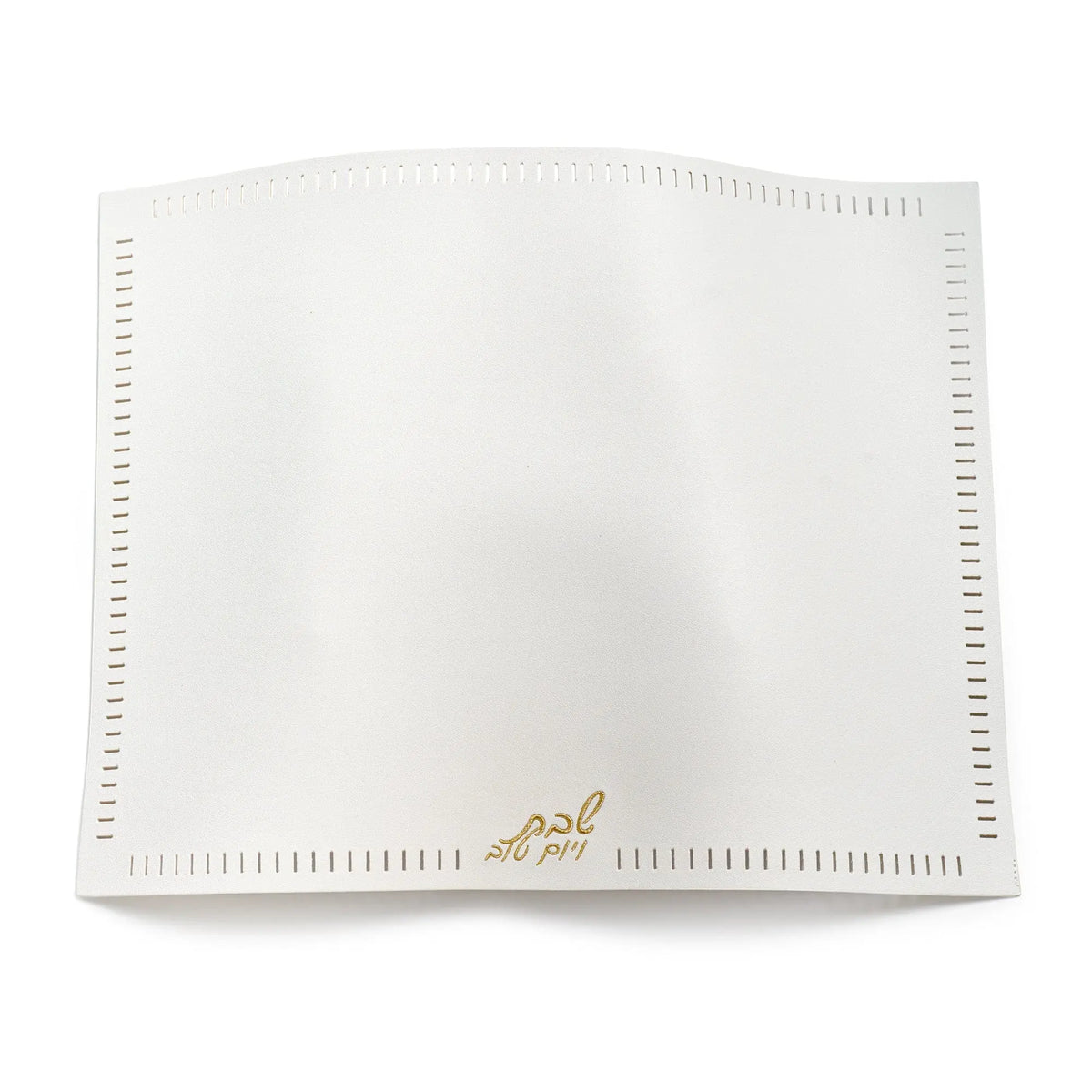 PU Leather Challah Cover - Gold [Hemstitch]