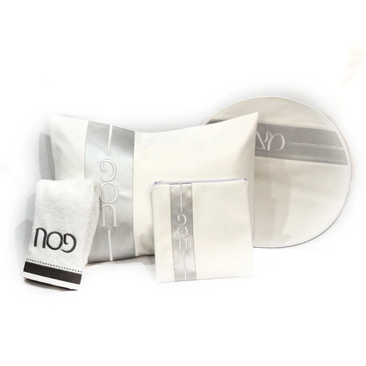 Vertical Pesach Set-SILVER