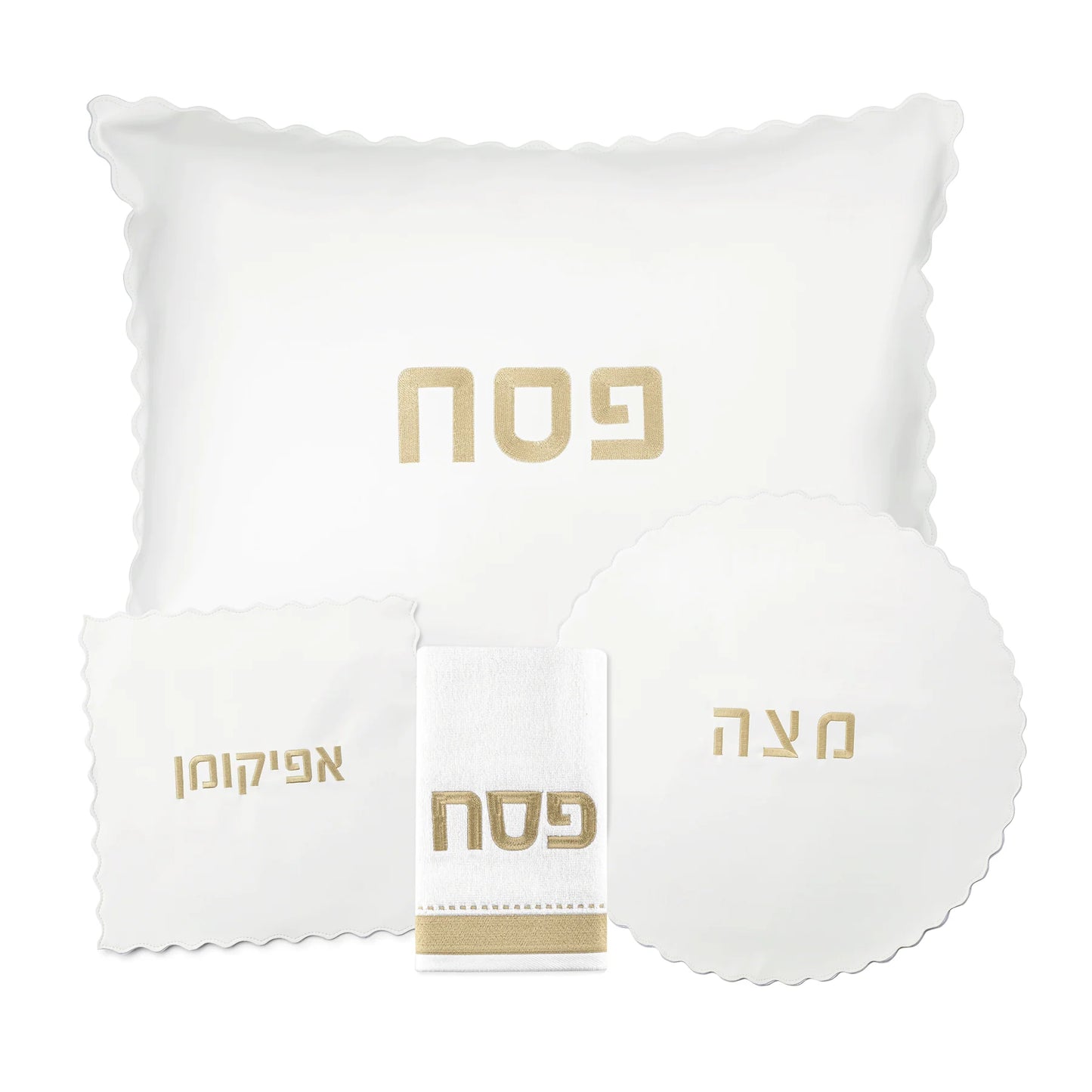 Scalloped Edge Pesach Set