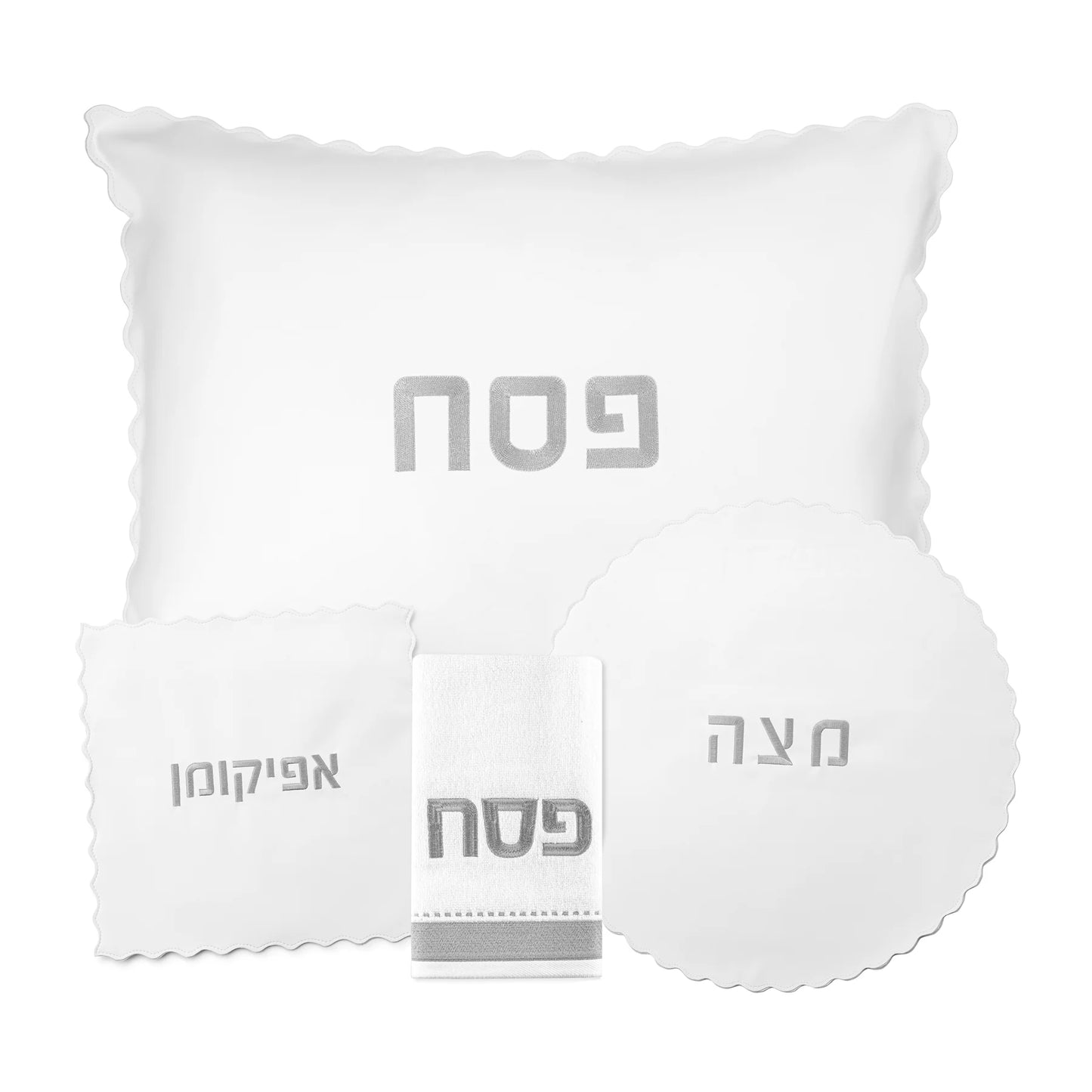 Scalloped Edge Pesach Set